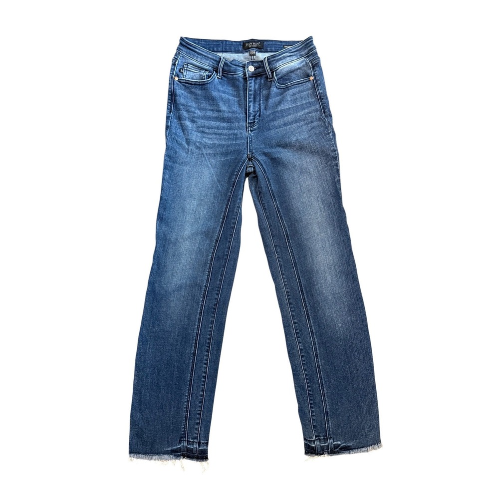 Judy Blue Los Angeles Straight Fit Jeans Medium Wash Size 7/28 JB82464MD